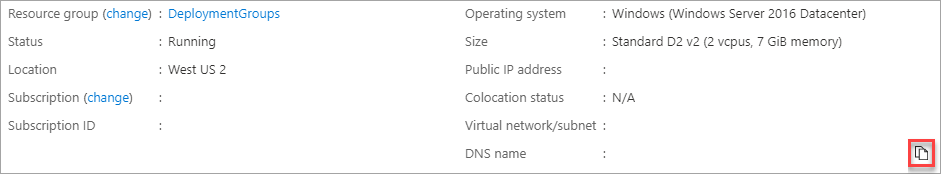 SQL DNS deploy to Azure.