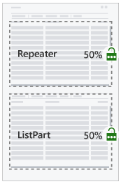 List example 3 List layout example 3
