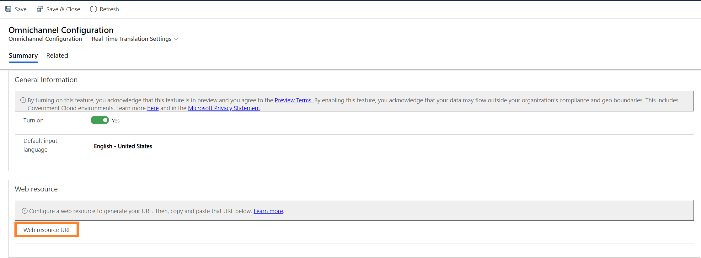 Add a web resource Add a web resource.