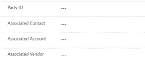 Associated Organizations tab on the Contact page.