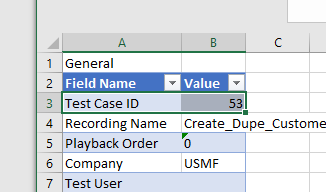 Screenshot of editing copied test cases.