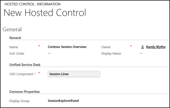 Create a Session Lines hosted control.