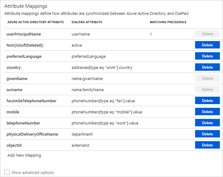 Dialpad User Attributes