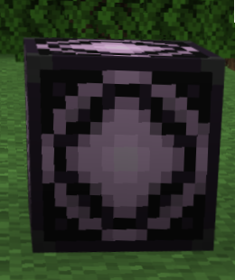A structure block using load mode