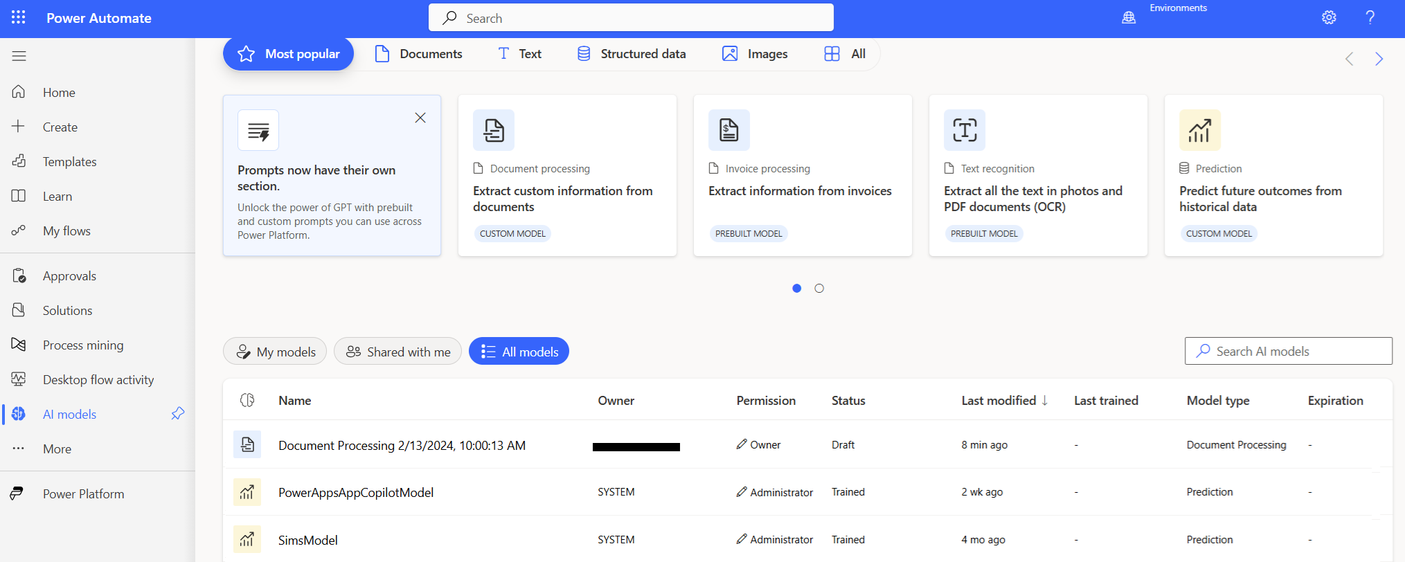 AI Builder in Power Automate Use AI builder in Power Automate.