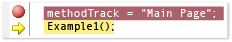 DBG_Basics_CurrentLine Current line