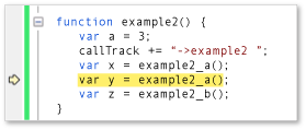 DBG_JSNAV_example2_a Step over a function