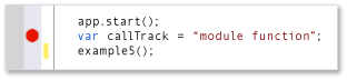 DBG_JSNAV_example5 Call example5