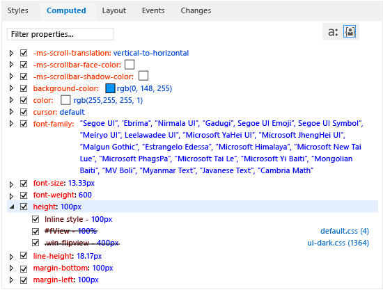 JS_DOM_Explorer_Computed DOM Explorer Computed tab