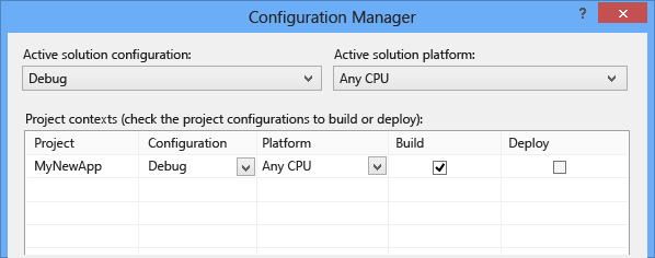 Vs_ide_gs_debug_build_cf_mgr Visual Studio Configuration File Manager window