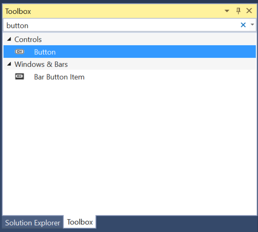 A button