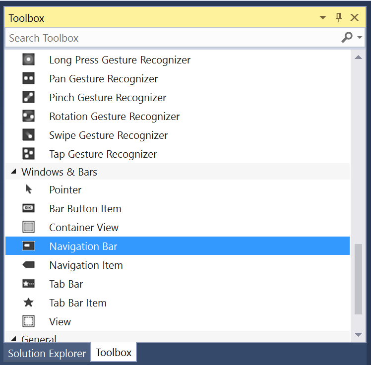 A Navigation Bar