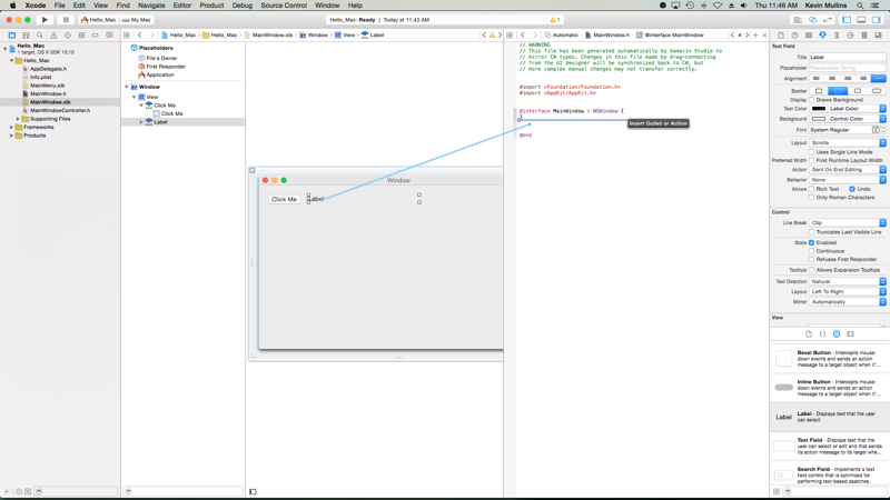 Dragging to create a new Outlet Dragging to create a new Outlet