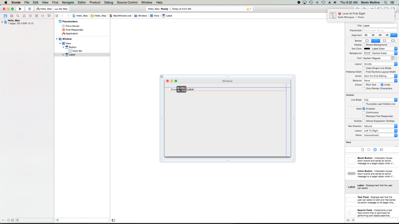 Resizing the label Resizing the label