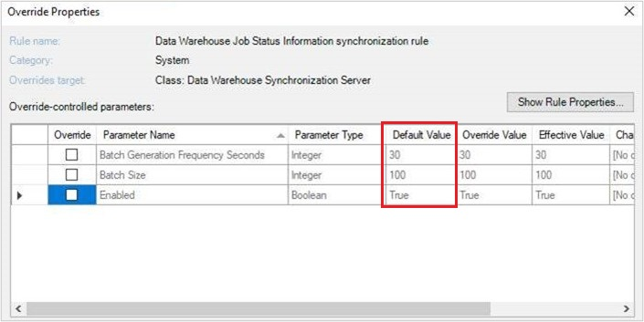 Screenshot showing Groom data warehouse.