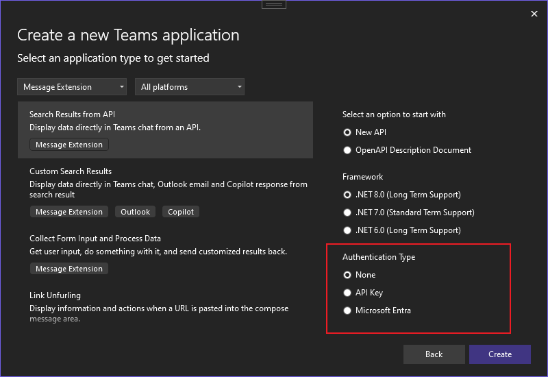 Create Teams Empty app