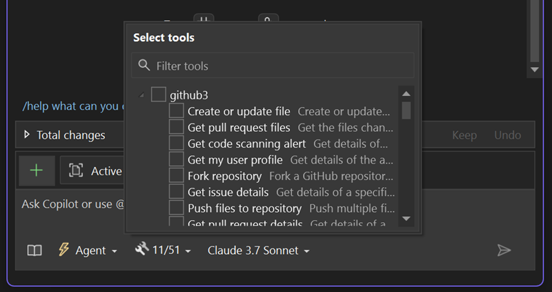 MCP server support