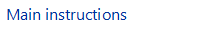 example of main-instructions text font