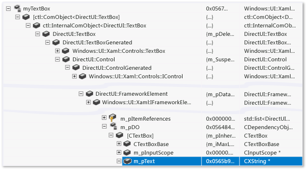 TextBox default visualization TextBox default visualization