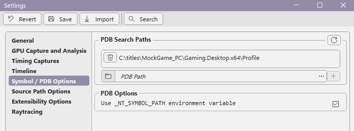 PIX Settings page