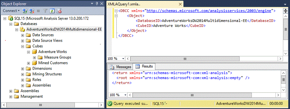 DBCC XML command in Management Studio DBCC XML command in Management Studio