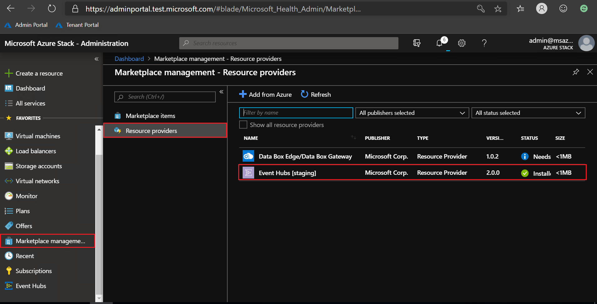 Remove event hubs 1