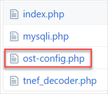 Screenshot of the PHP file in GitHub.