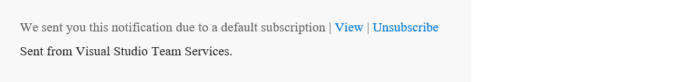Screenshot of notification email footer with a link to view the subscription.