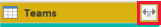 Screenshot showing the expand button for the Teams column.
