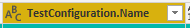 Screenshot of Power BI expanded TestConfiguration column.