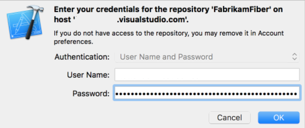 Authenticate using personal access tokens