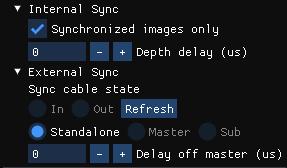 External synchronization control