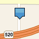 5f14de64-bb5f-4410-8909-225d95885205 Image that shows a dark blue and light blue box as the pushpin icon style