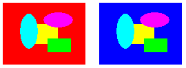 Screenshot showing the original image and the remapped image.