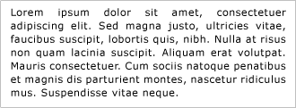 Screenshot of content justified text Screenshot of content justified text