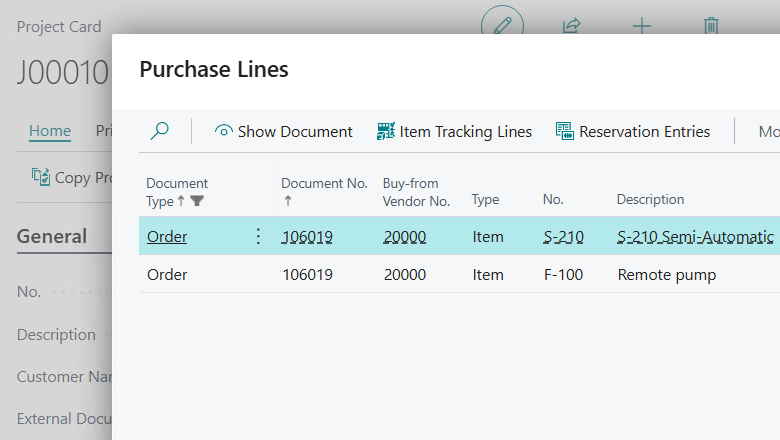 Purchase Lines Purchase Lines