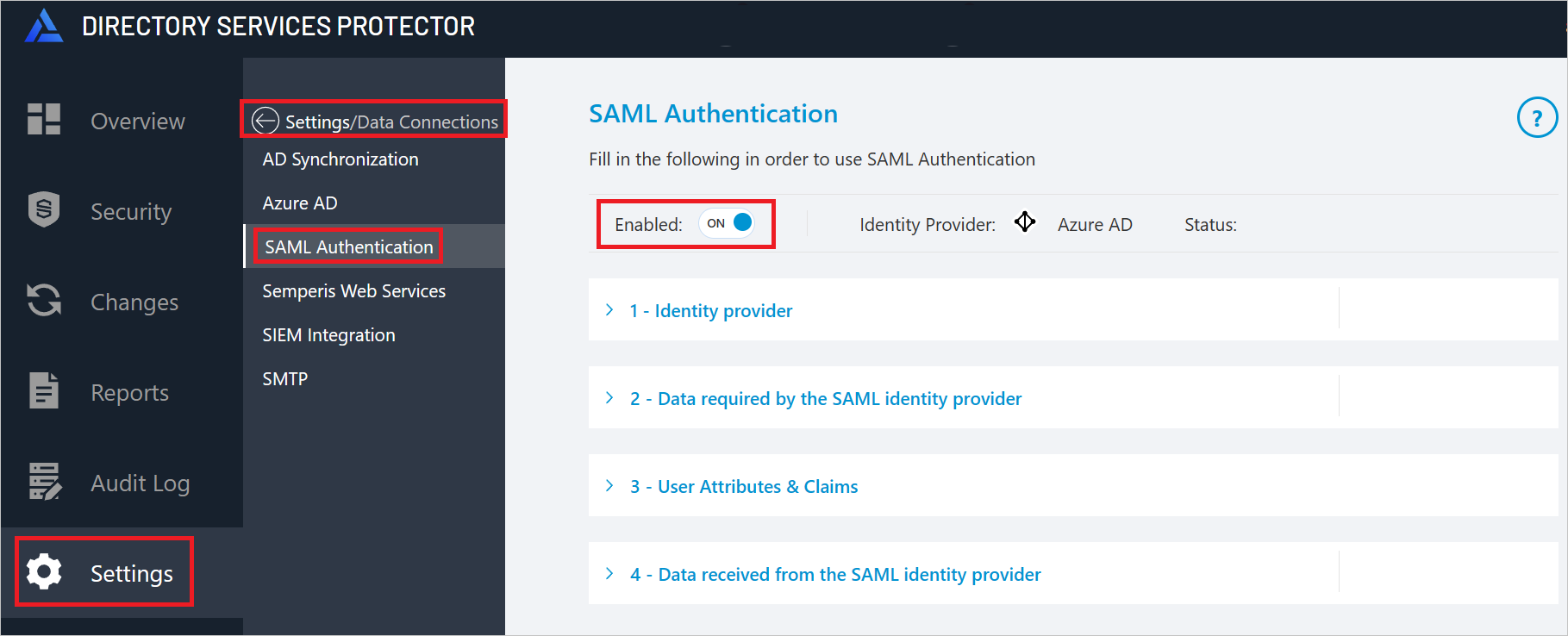 Screenshot shows the settings of the configuration.