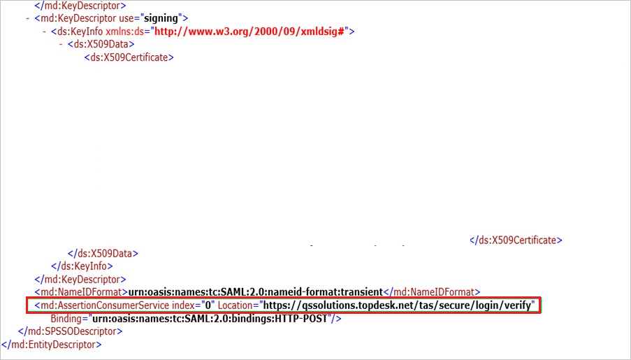 Assertion Consumer Service