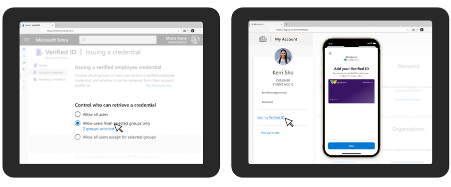 Screenshot of getting started with VerifiedEmployee.