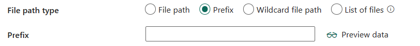 Screenshot showing prefix file path type.