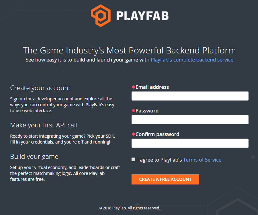 Playfab. PLAYFAB logo. PLAYFAB could not load. PLAYFAB could not load it is necessary.