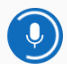 Dictation record button with processing indicator