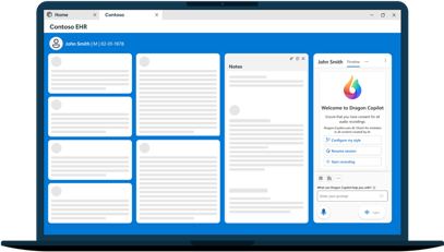Dragon Copilot desktop UI