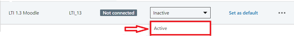 Activate SSO LTI