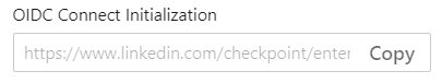 OIDC Connect Initialization