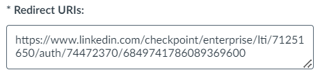 Redirect URIs