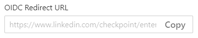 OIDC Redirect URL