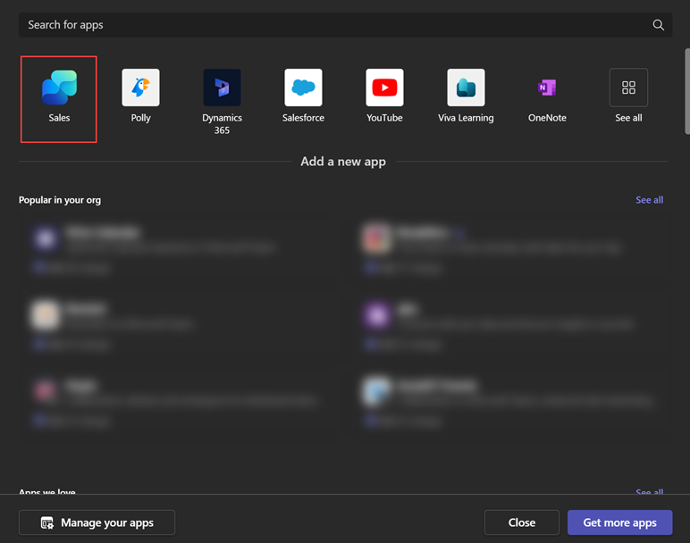 Screenshot showing add the Sales agent before meeting.