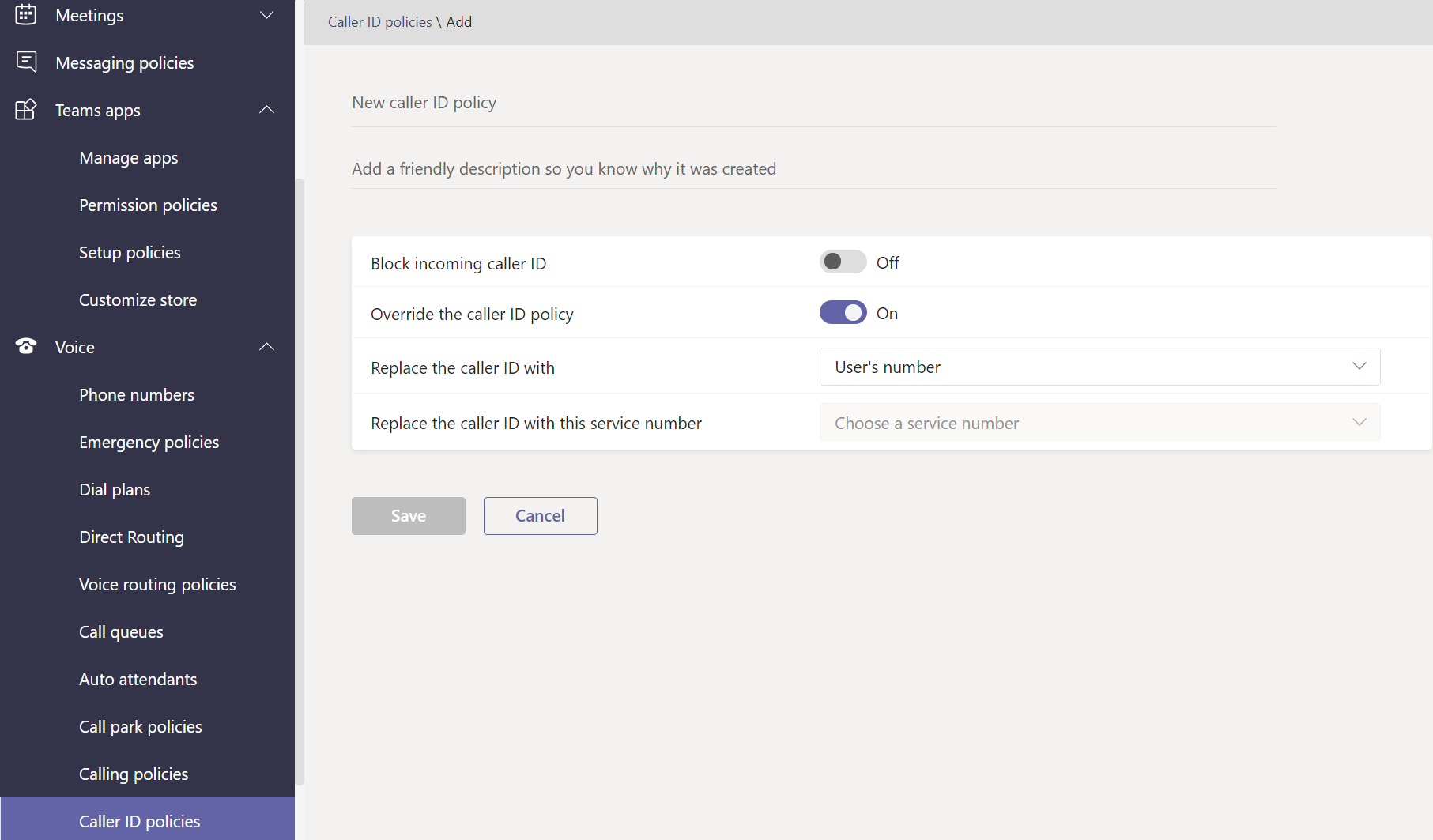 Manage Voice And Calling Policies In Teams Microsoft Teams 