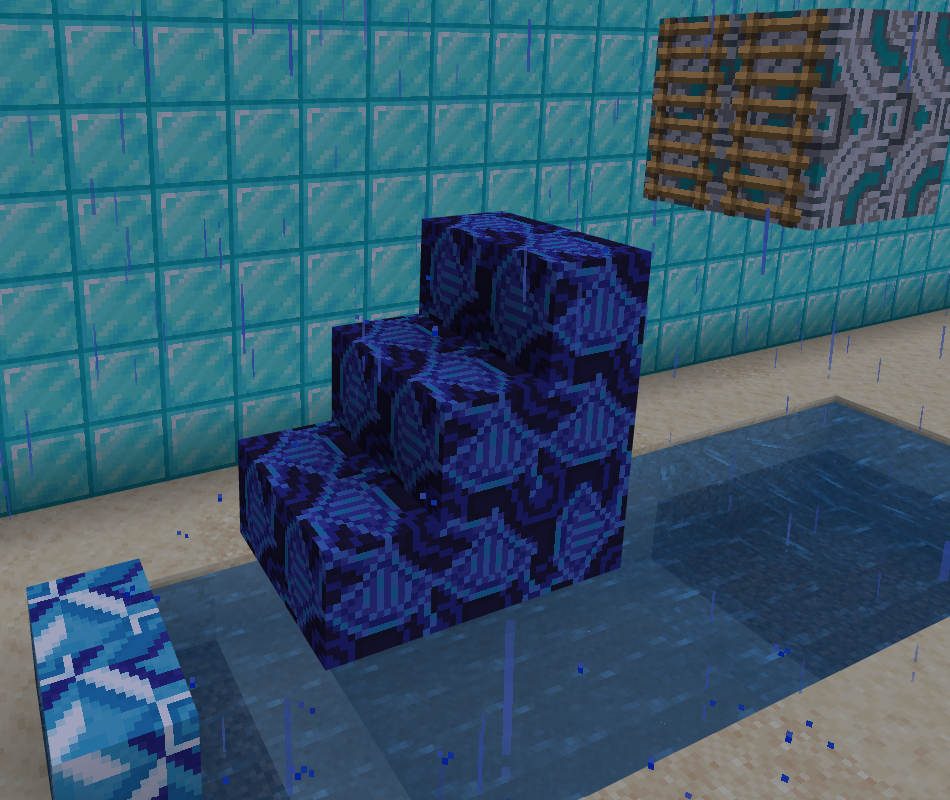 A water world themed player mechanics challenge